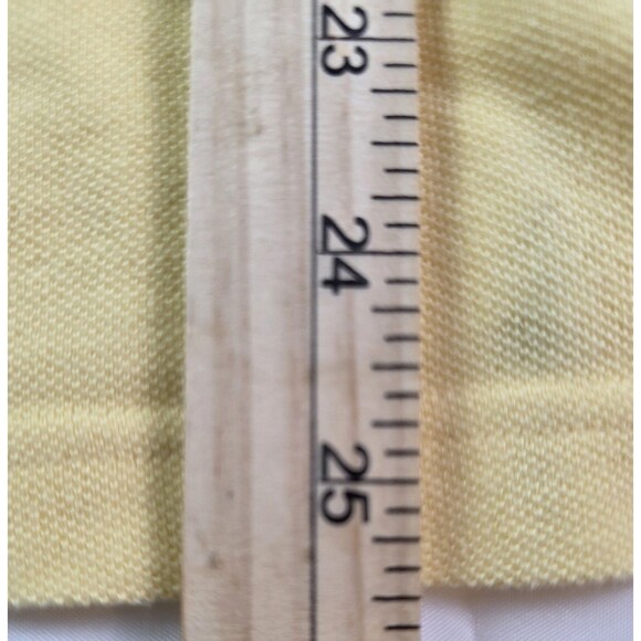 IZOD Men’s Medium Yellow Short Sleeve Shirt - Picture 6 of 7